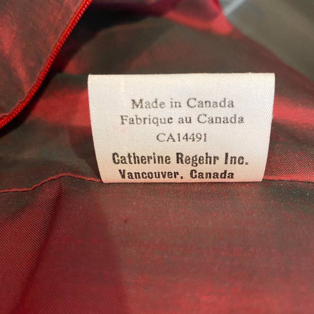 Oscar Inspired Catherine Regehr Vintage Silk Taffeta Gown , Size L (10-12) - Picture 4 of 8